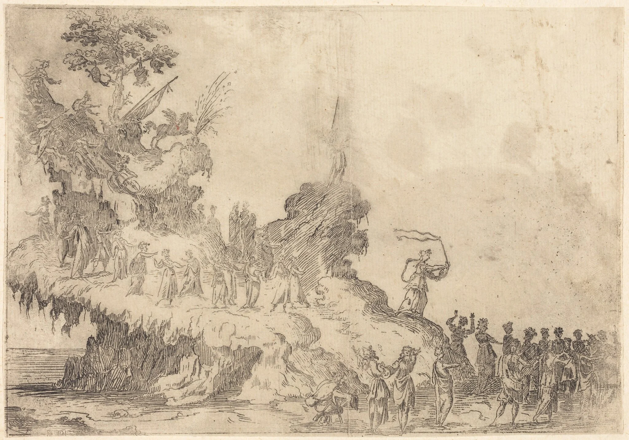 The Float of Mount Parnassus, detail