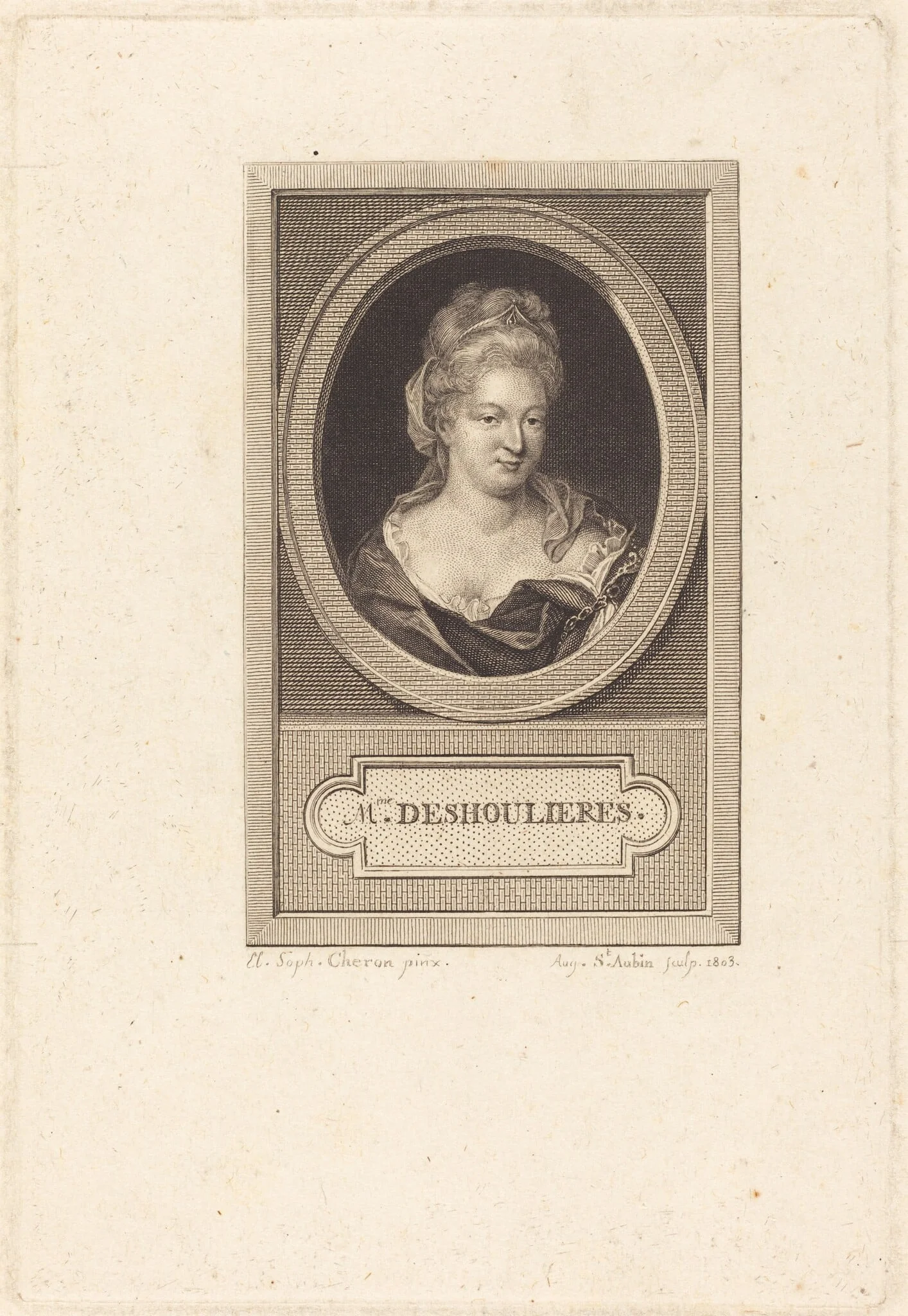 Antoinette du Ligier de La Garde Deshoulieres, detail