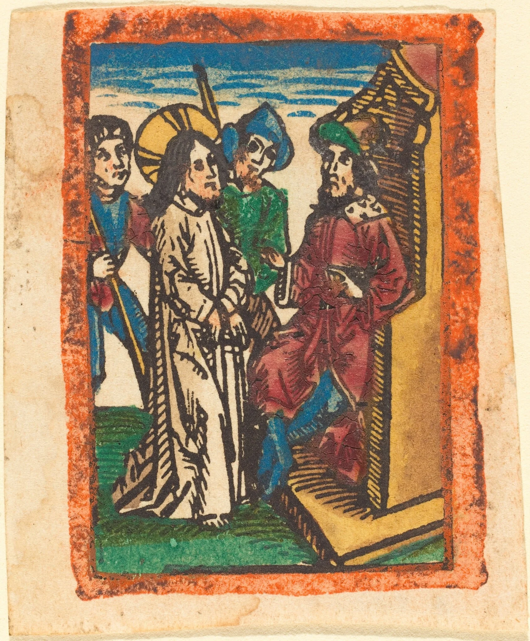 Christ before Pilate, detail