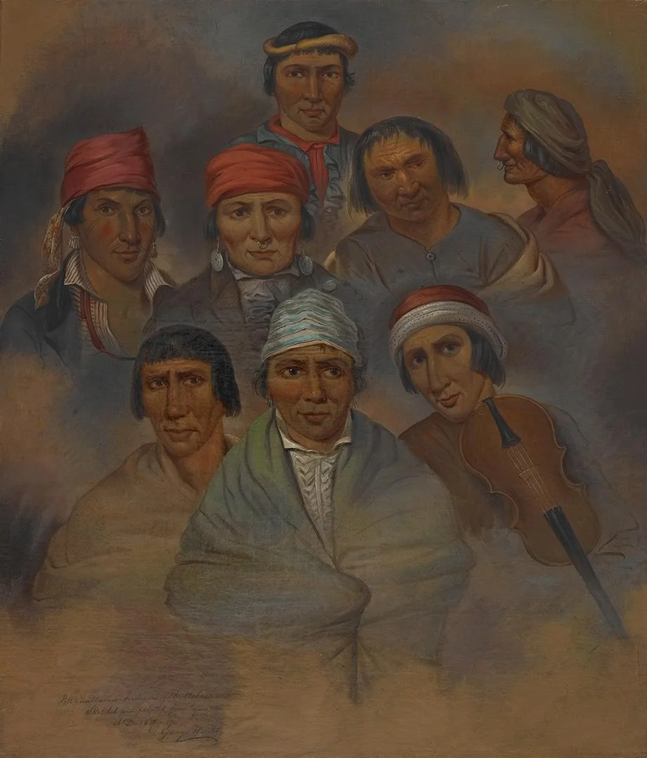 Eight Potawatomi Natives, detail