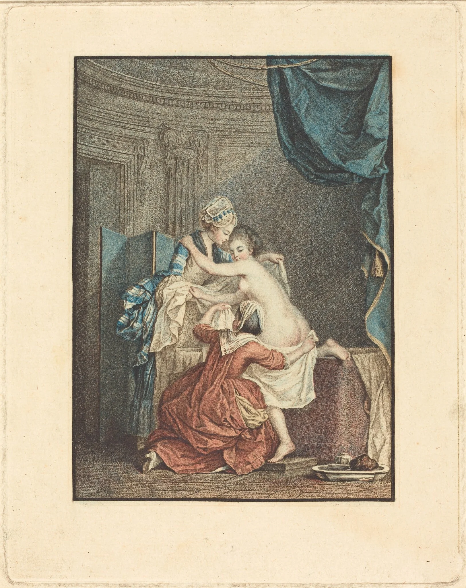 Le bain (The Bath), detail
