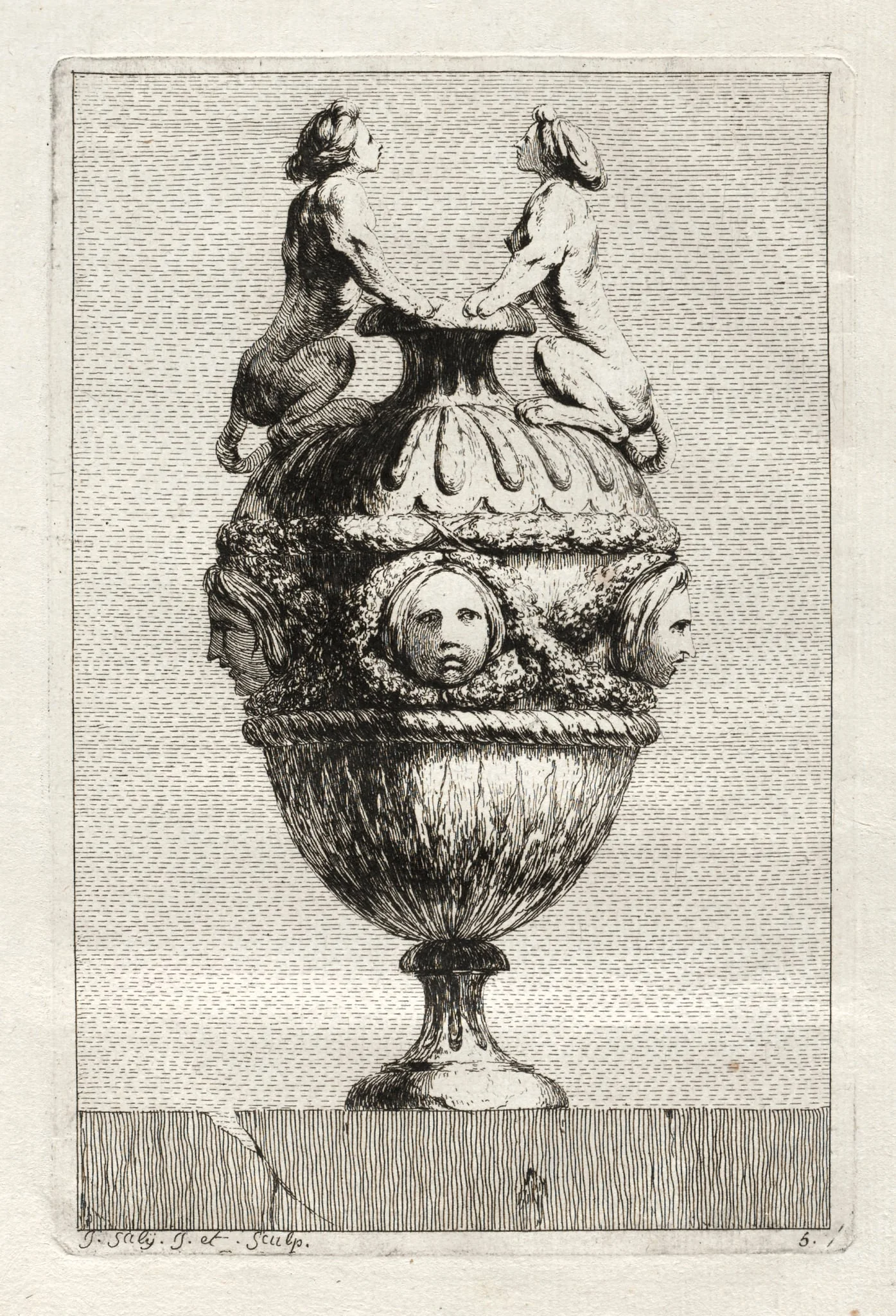 Suite of Vases: Plate 5, detail