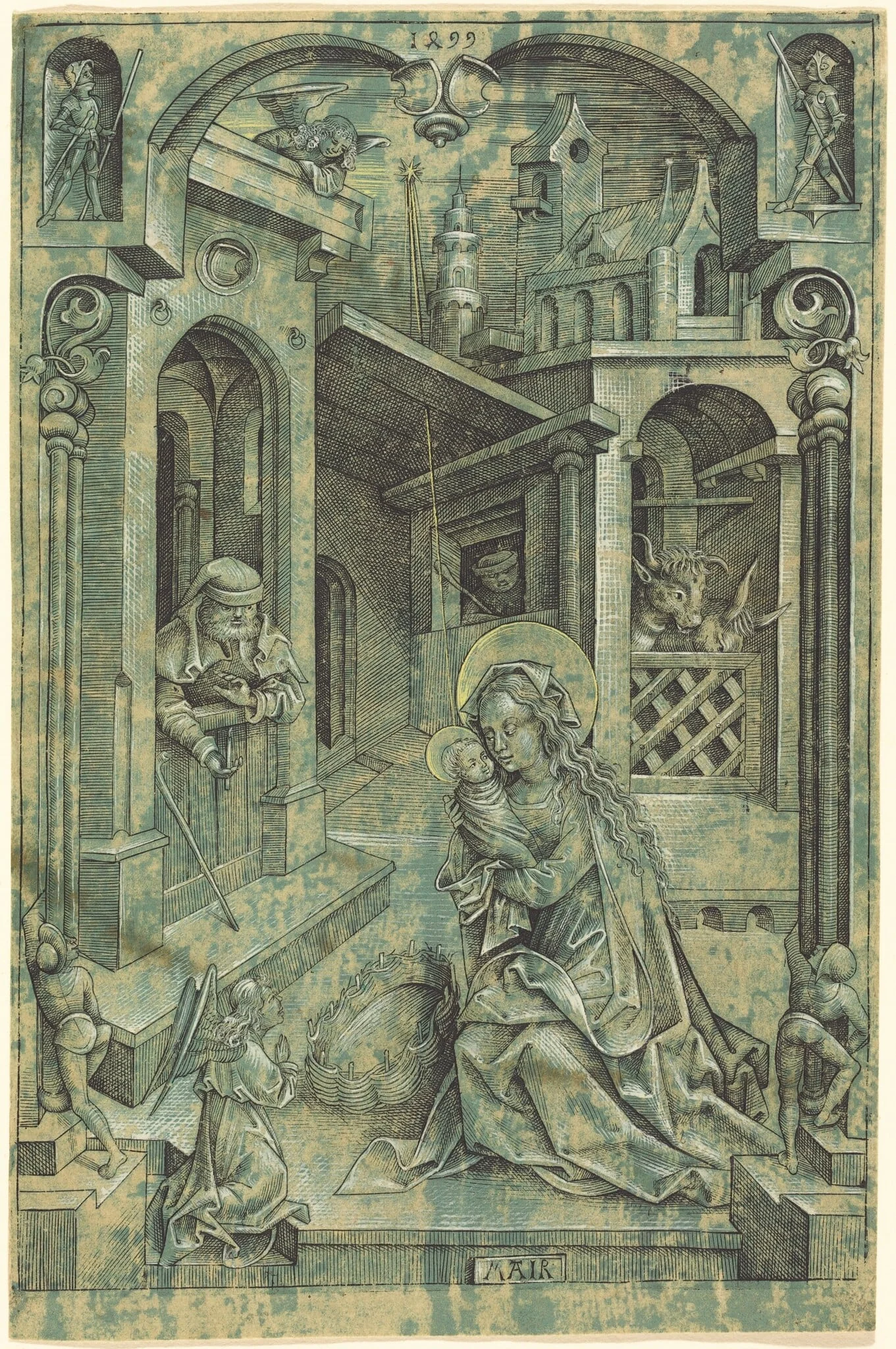 The Nativity, detail