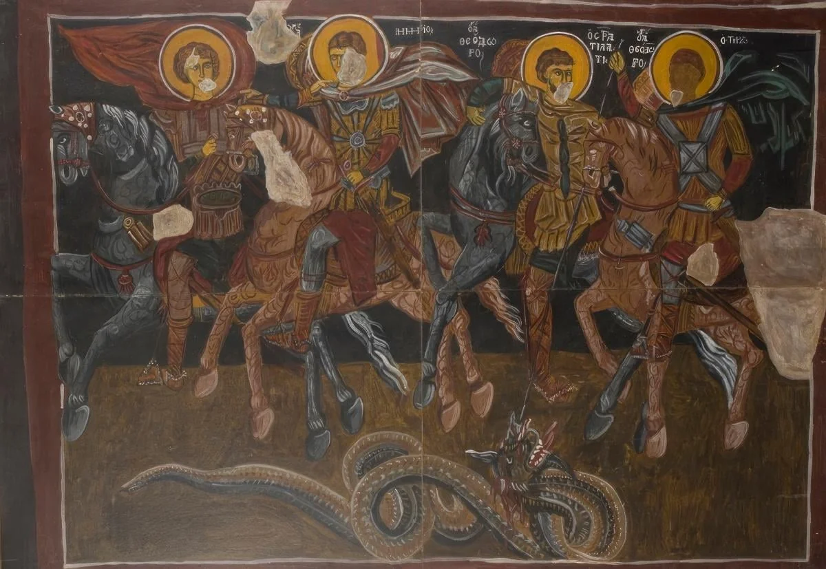 Great martyrs, detail