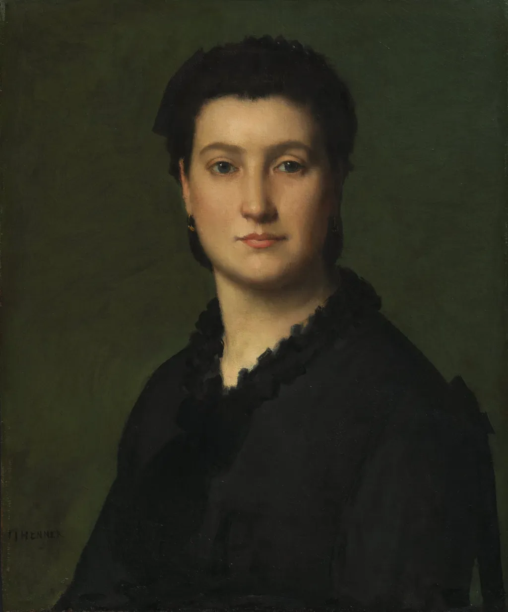 Portrait of a Woman, by Jean-Jacques Henner, unspecified, 1878