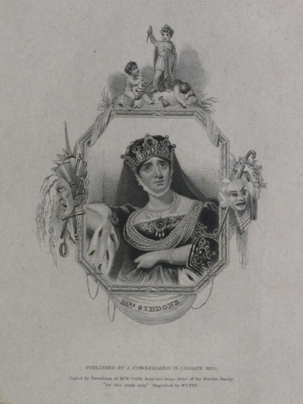 H Beard Print Collection, by W. Cribb, 1850