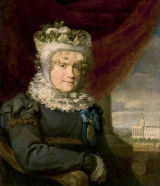 Portrait of Charlotte von Lieven (1742/43-1828), detail