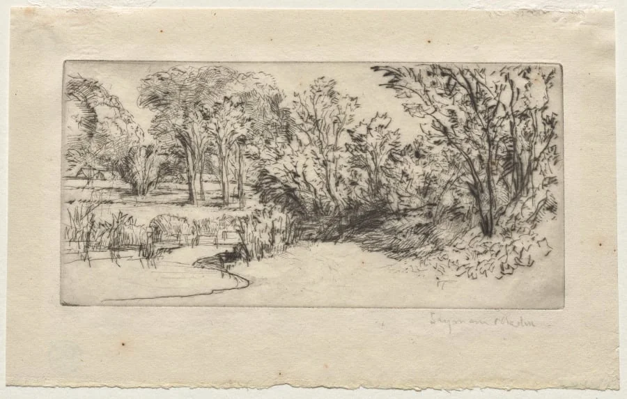 The Little Longparish, detail