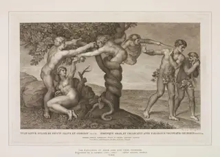 The Expulsion, by Dominico Cunego, 1750
