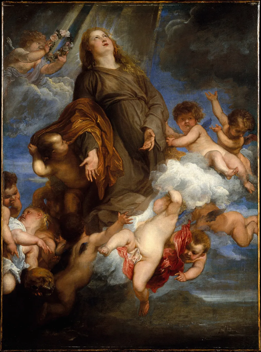 Saint Rosalie Interceding for the Plague-stricken of Palermo, by Anthony van Dyck, oil, 1624