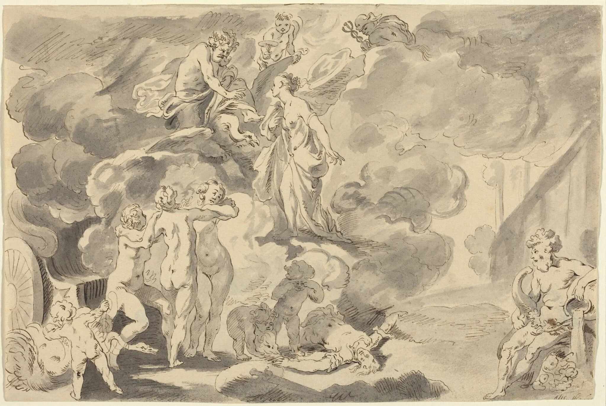 Death of Phaeton, detail