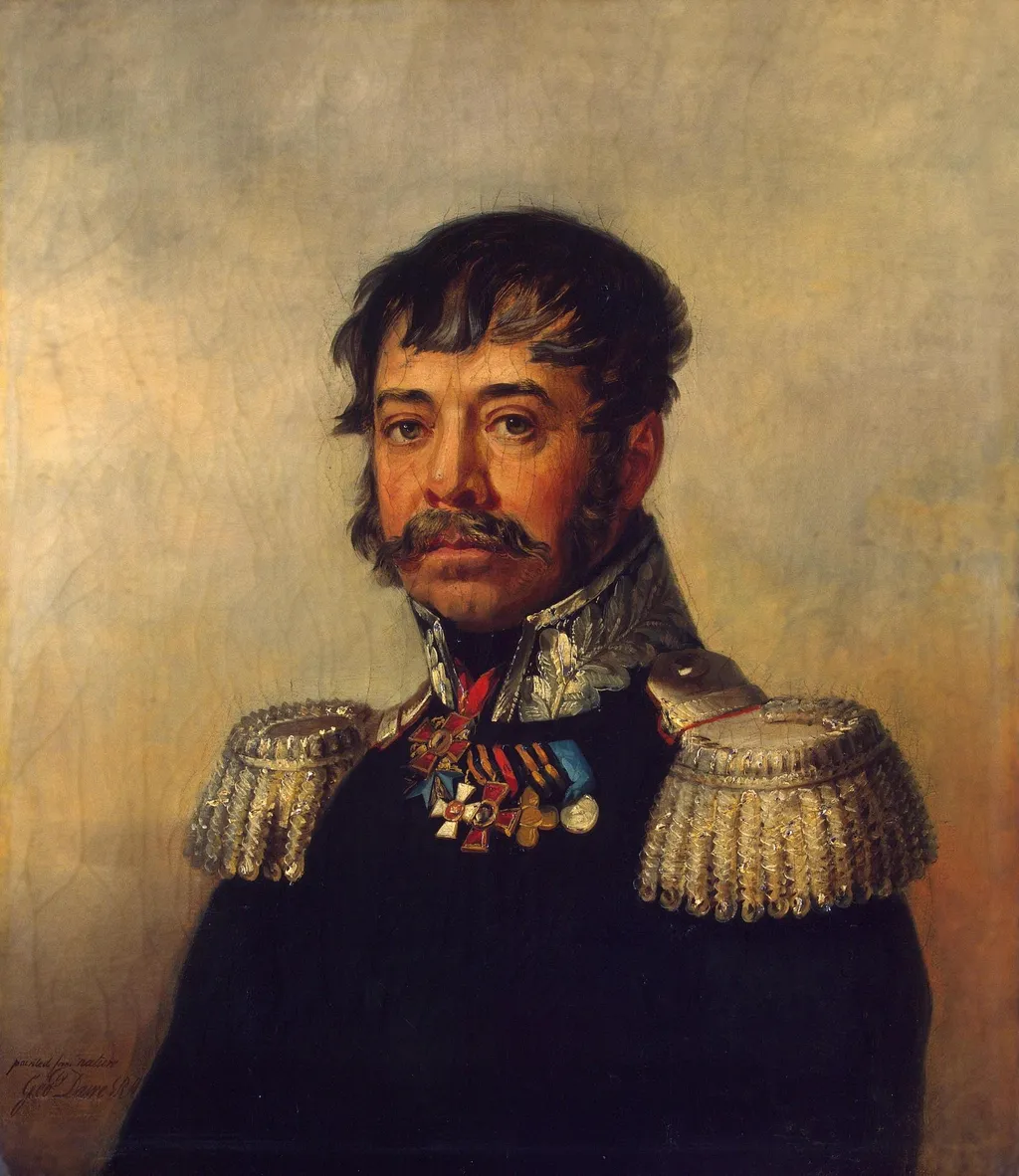 Portrait of Osip V. Ilovaisky (1775-1839) (10th), by George Dawe, oil, 1824