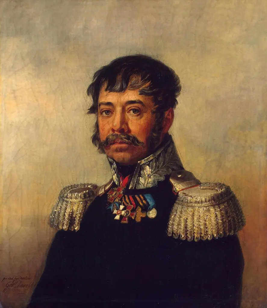 Portrait of Osip V. Ilovaisky (1775-1839) (10th), by George Dawe, oil, 1824