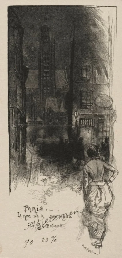 Rue de la Montagne, St. Geneviève, detail