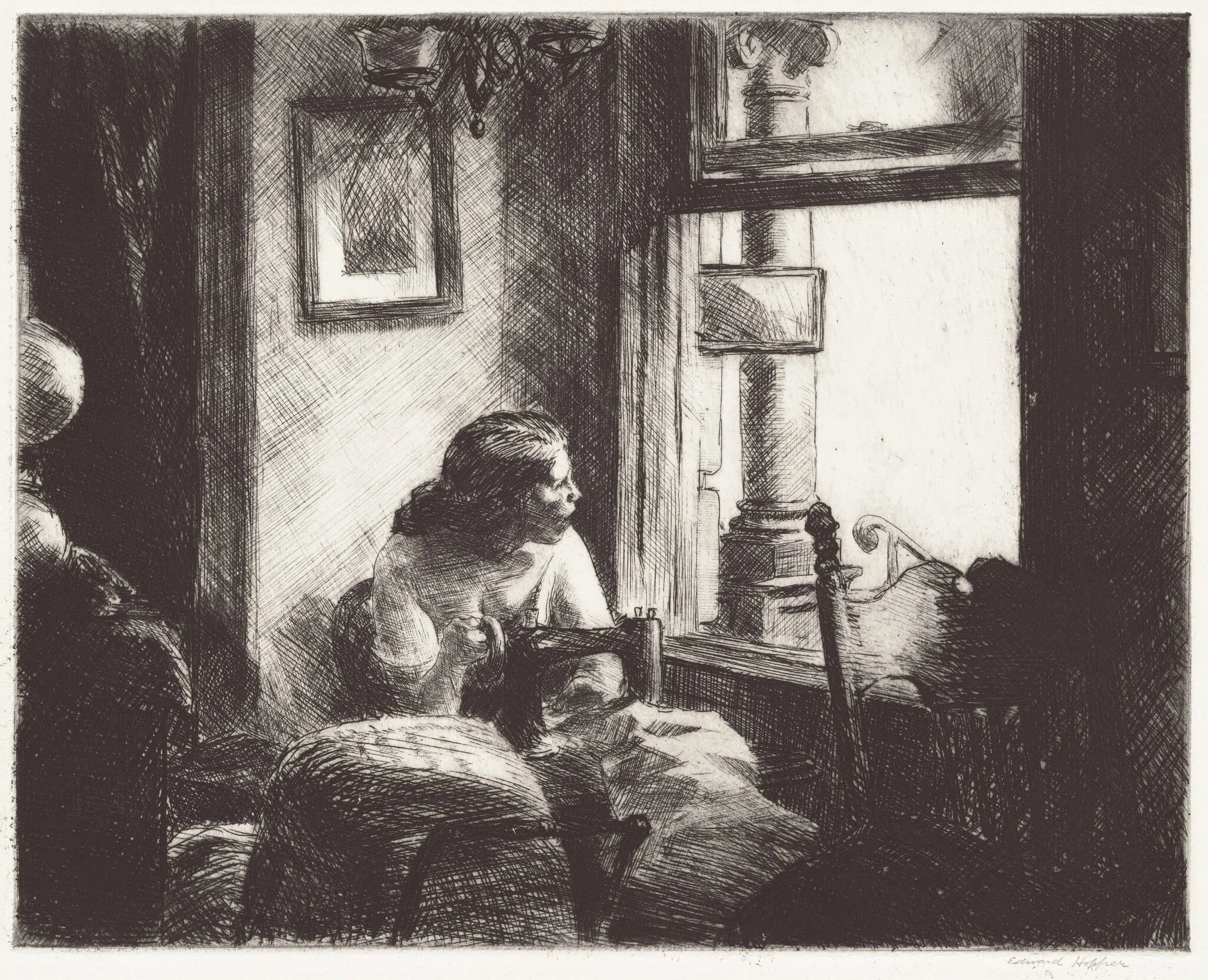 East Side Interior, detail