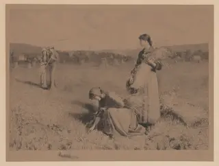 The Gleaners, by James S. King, ink, 1888