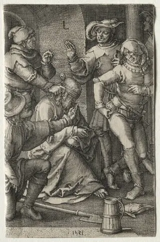 The Passion: The Mocking of Christ, by Lucas van Leyden, 1521
