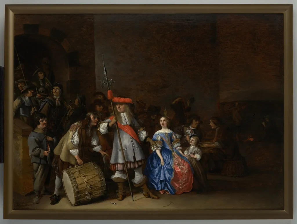 Guardroom Scene, by Anthonie Palamedesz, oil, 1647