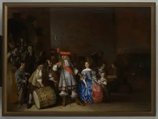 Guardroom Scene, by Anthonie Palamedesz, oil, 1647