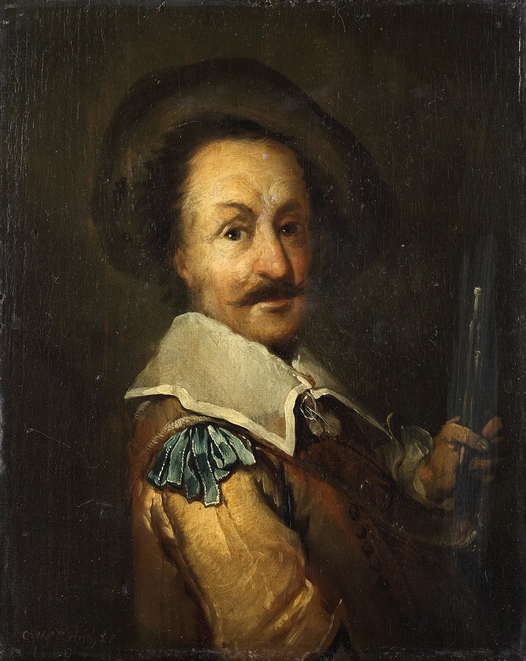 Portrait of a Man, by Christian Wilhelm Ernst Dietrich, unspecified, 1730