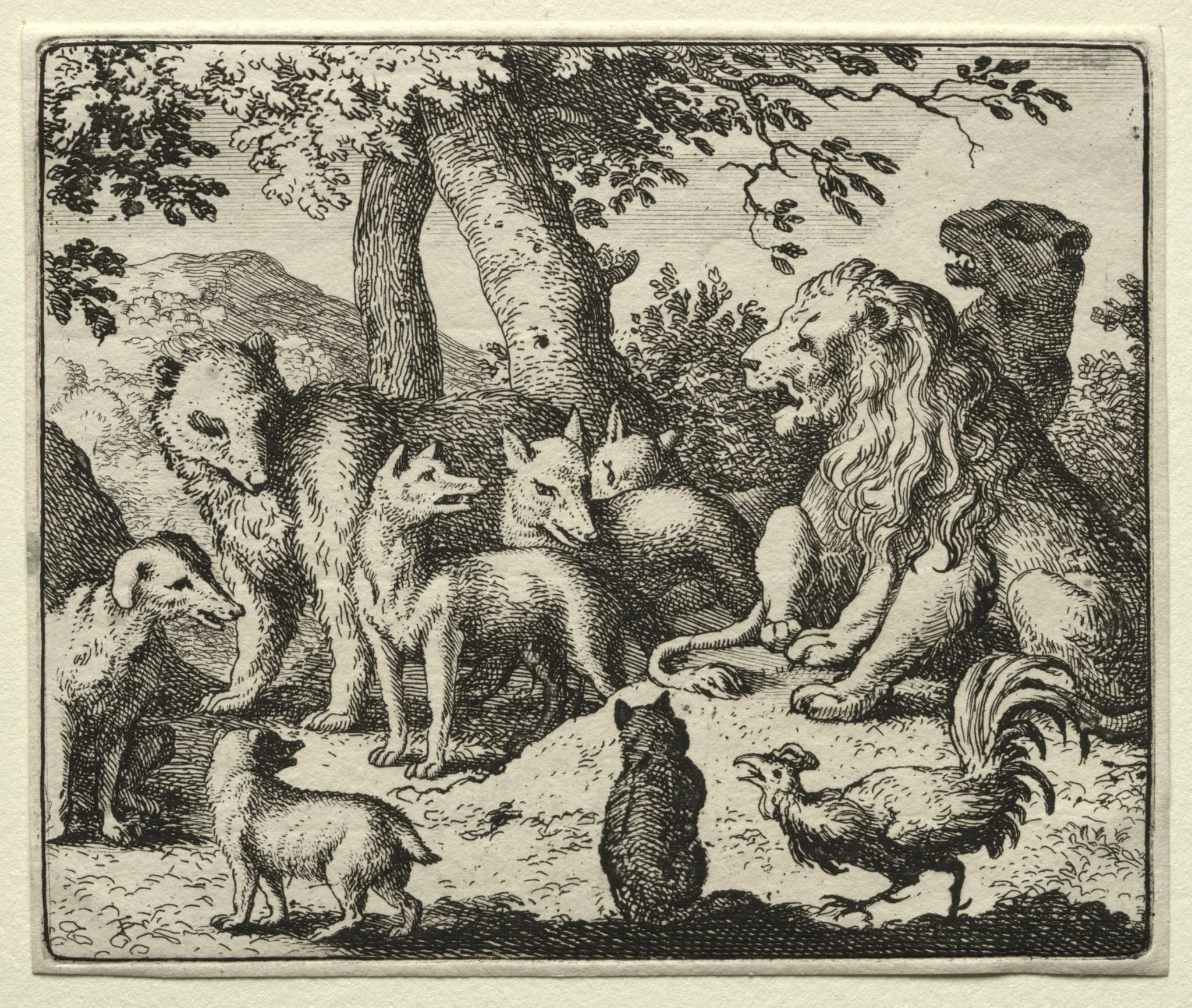 Reynard the Fox: Reynard Exonerates Himself, detail