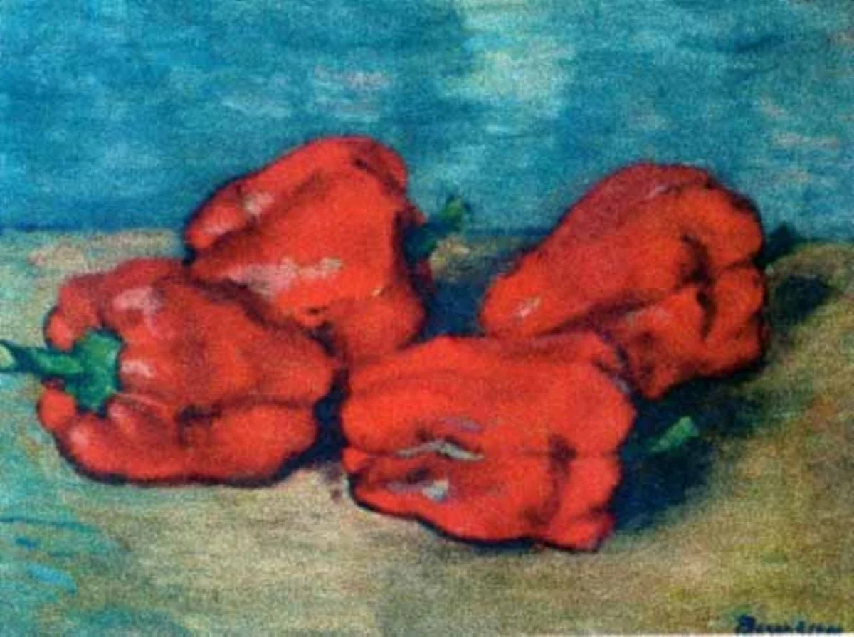 Ardei roșii, detail