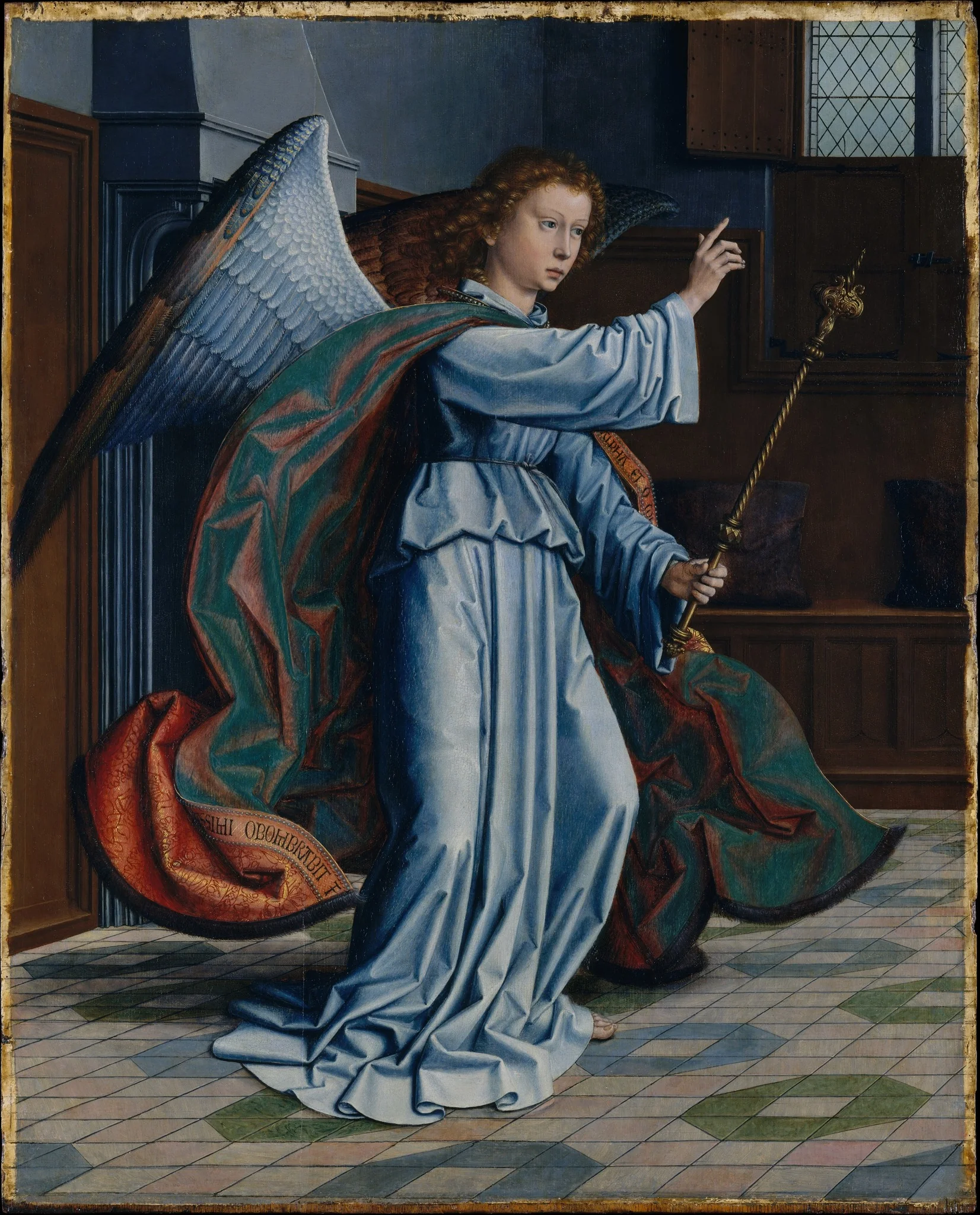 Angel of Annunciation, detail