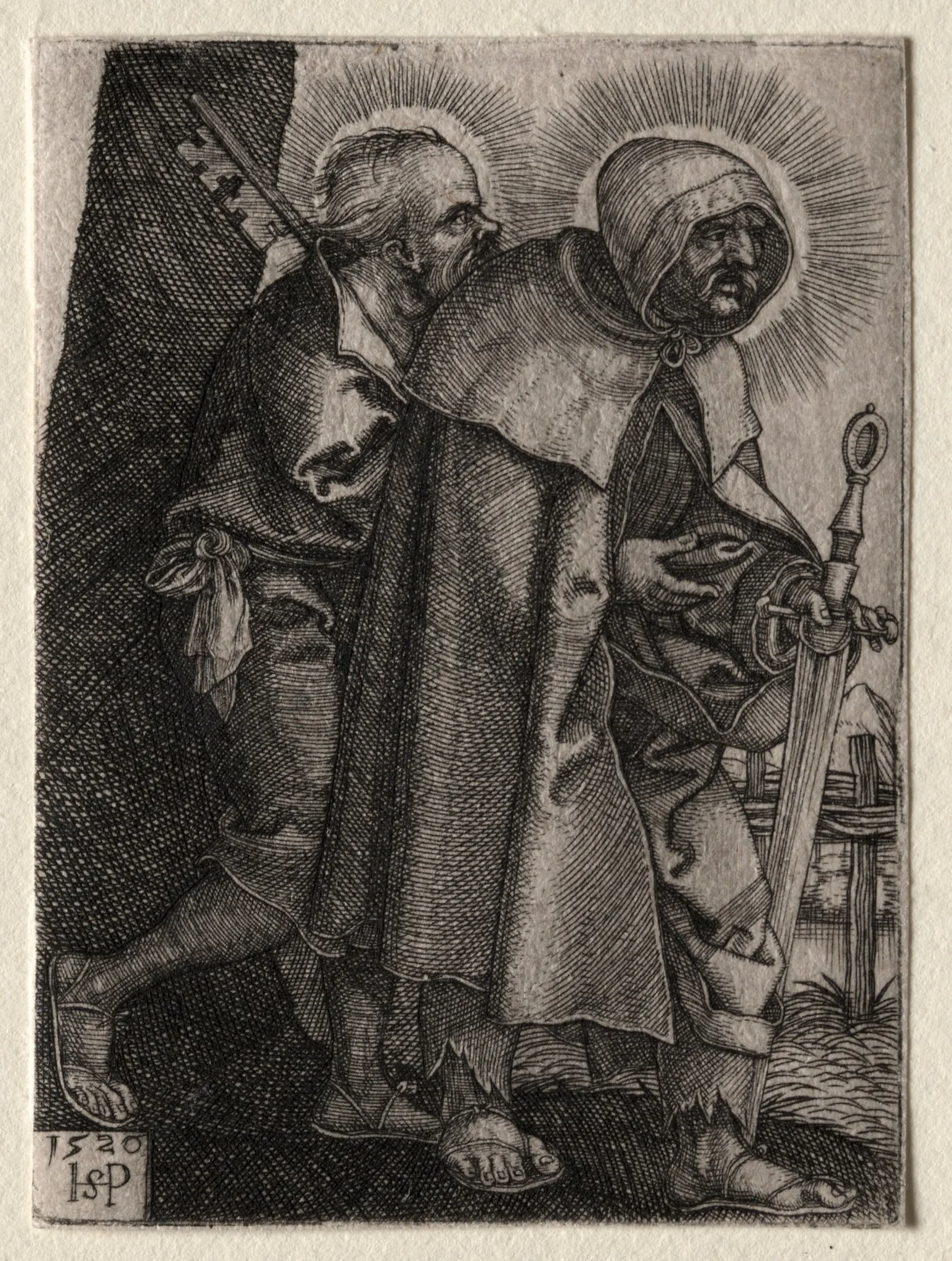 Christ and the Apostles: St. Peter and St. Paul, detail