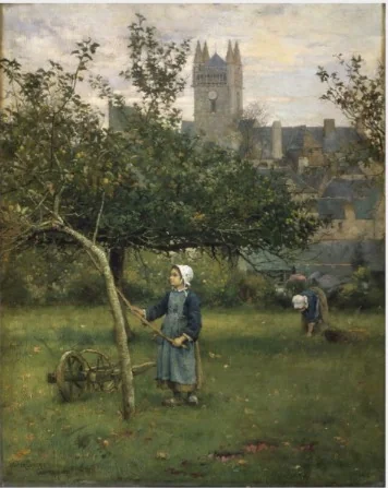 Apple Gathering, Quimperlé, detail