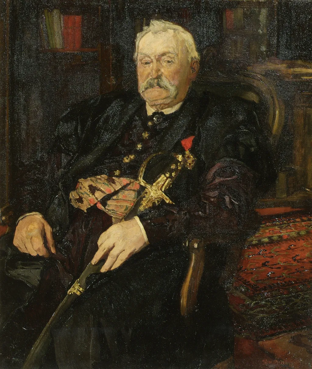 Marschall Milkowski, by Józef Mehoffer, oil, 1893