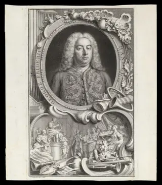 H Beard Print Collection, by Jacobus Houbraken, 1750