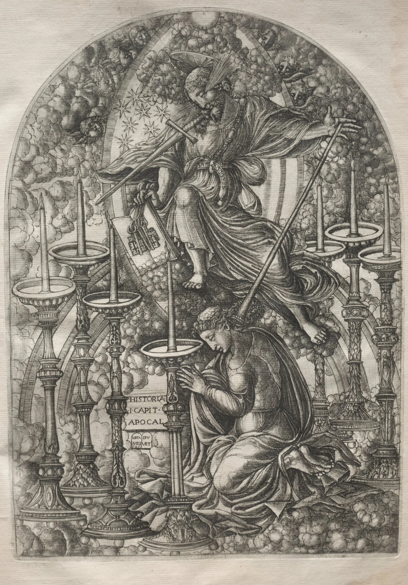 The Apocalypse: St. John Sees Seven Golden Candlesticks, detail