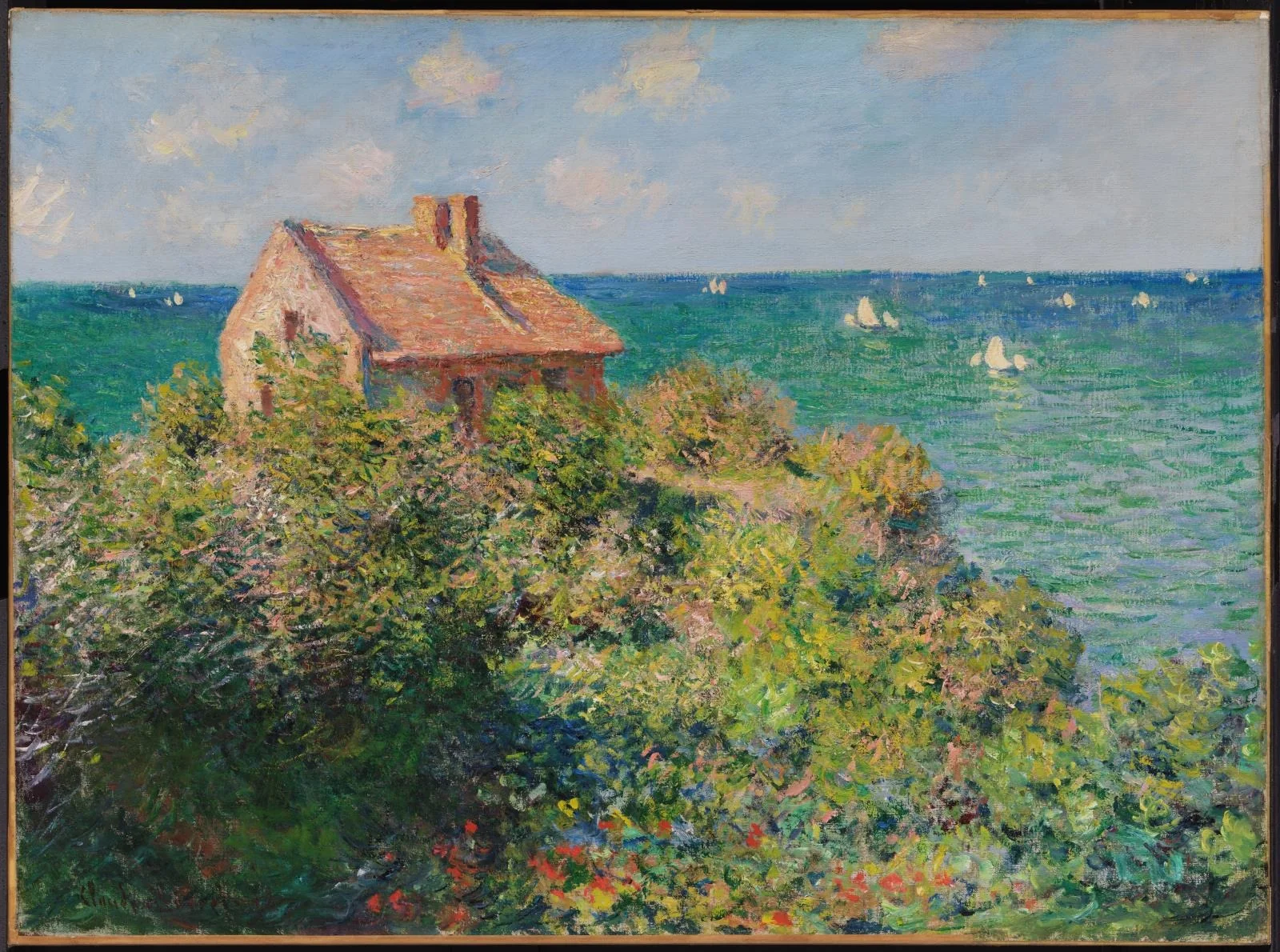 Fisherman's Cottage on the Cliffs at Varengeville, detail