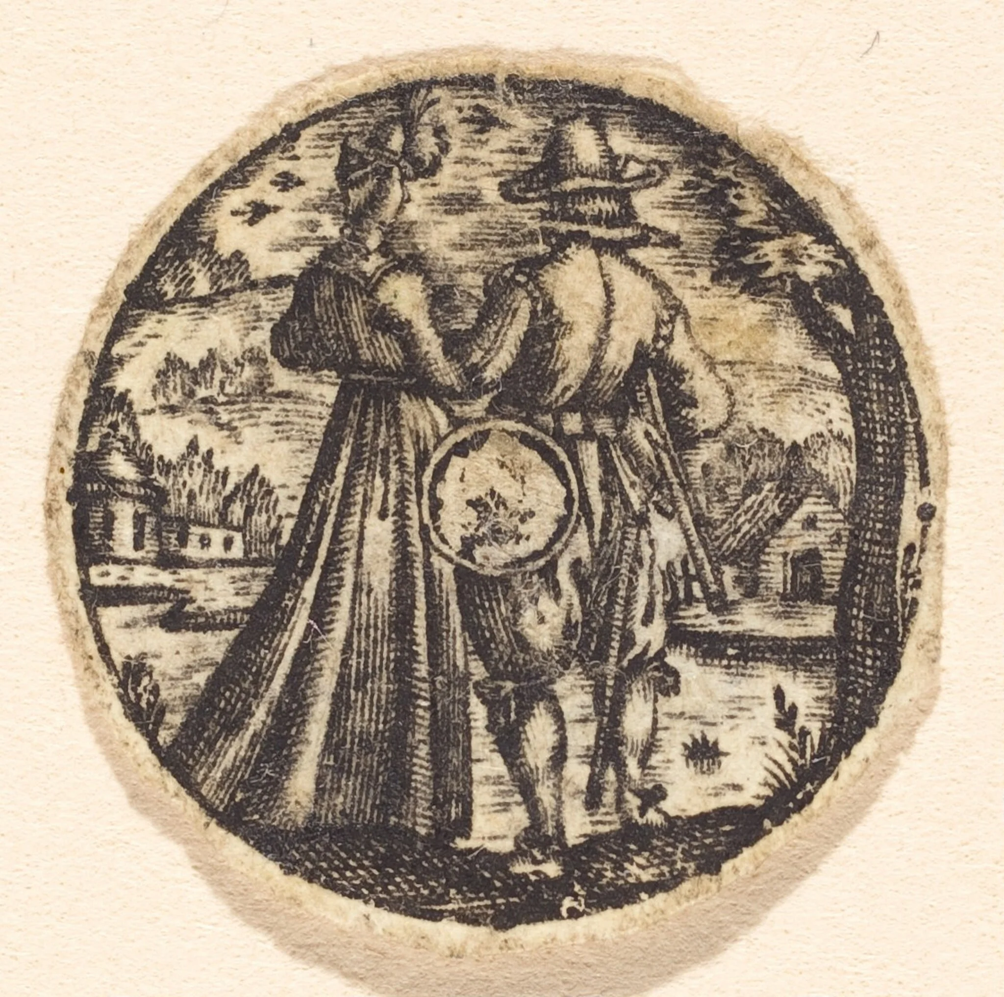 Lovers, detail