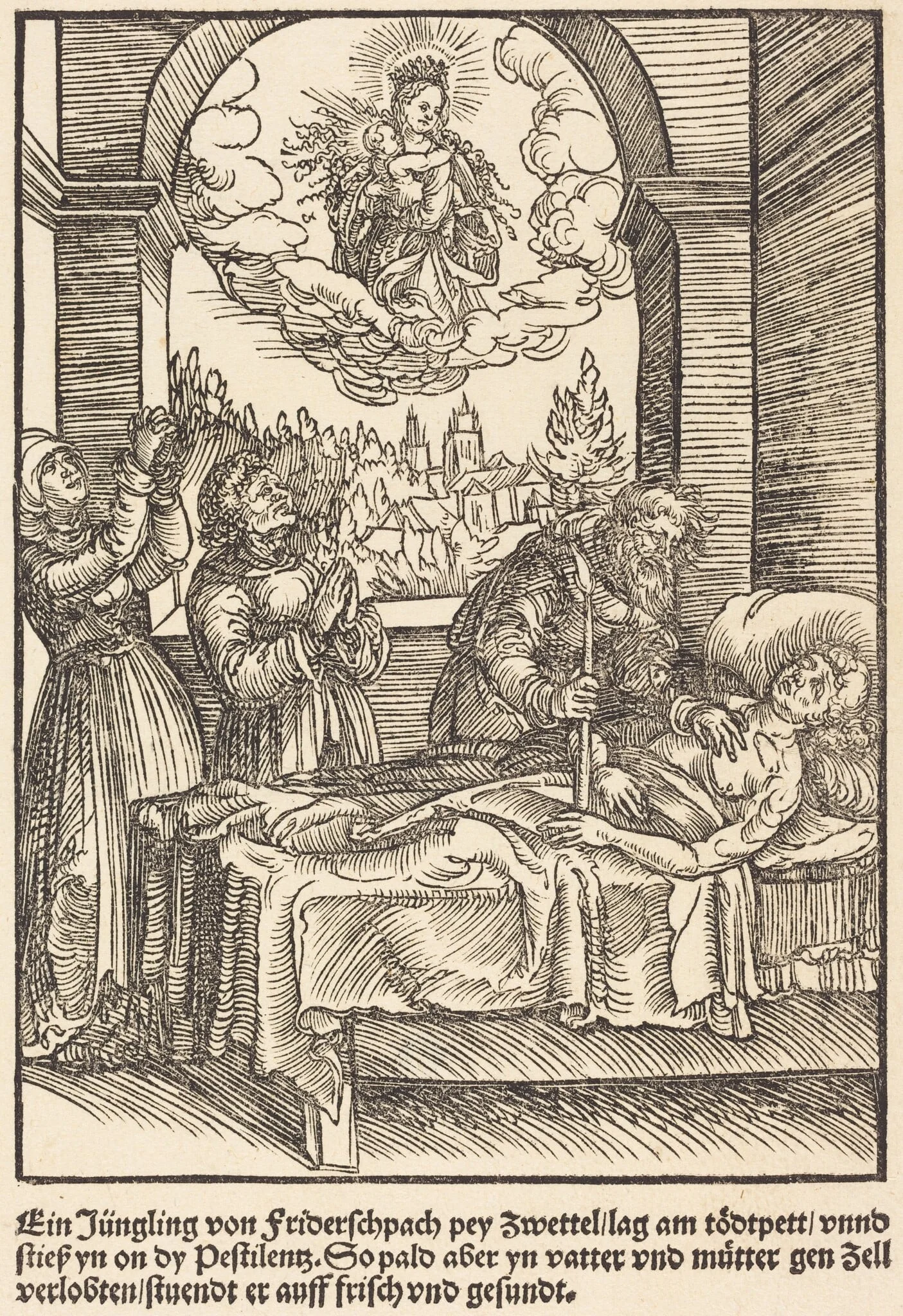 Ein Jungling von Friderschpach ..., detail
