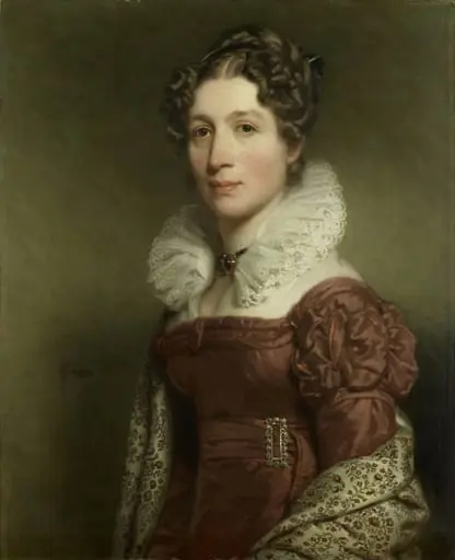 Jacoba Vetter (1796-1830), Wife of Pieter Meijer Warnars, Amsterdam Bookseller, by Charles Howard Hodges, unspecified, 1821