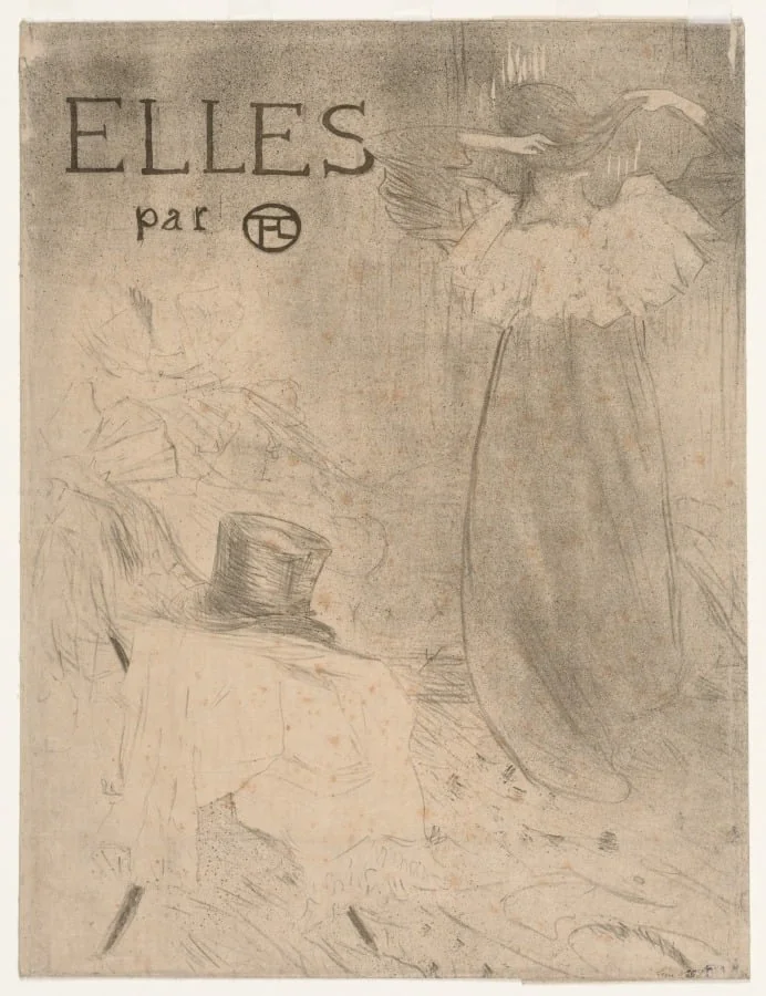 Folder for Frontispiece of Elles, detail