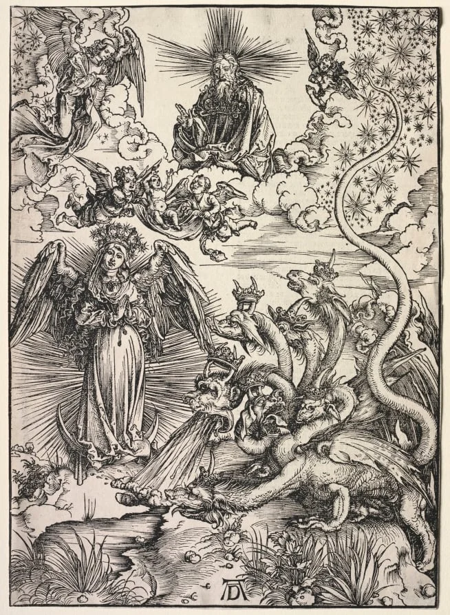 Revelation of St. John: The Woman Clothed with the Sun, detail