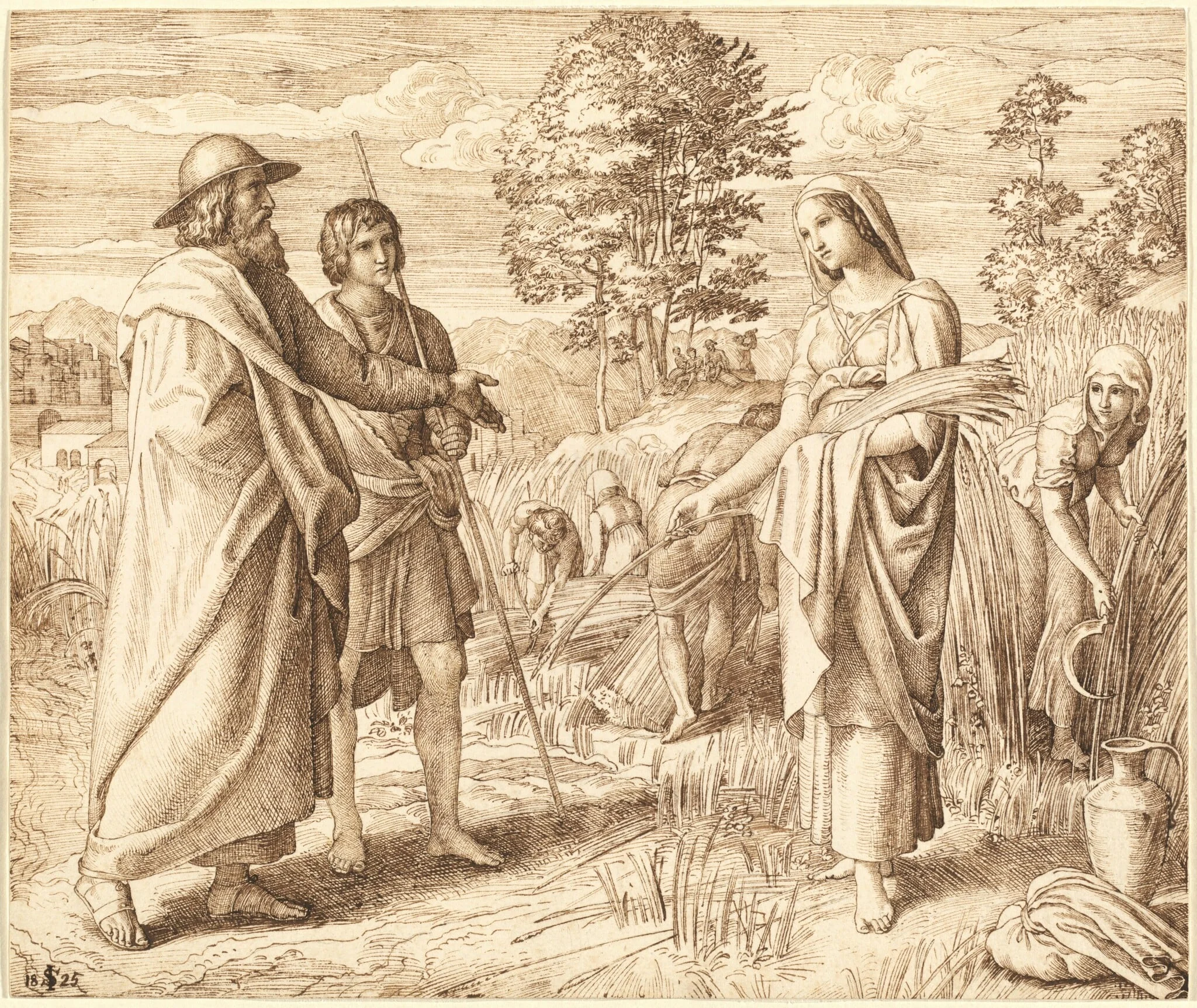 Ruth and Boas, detail