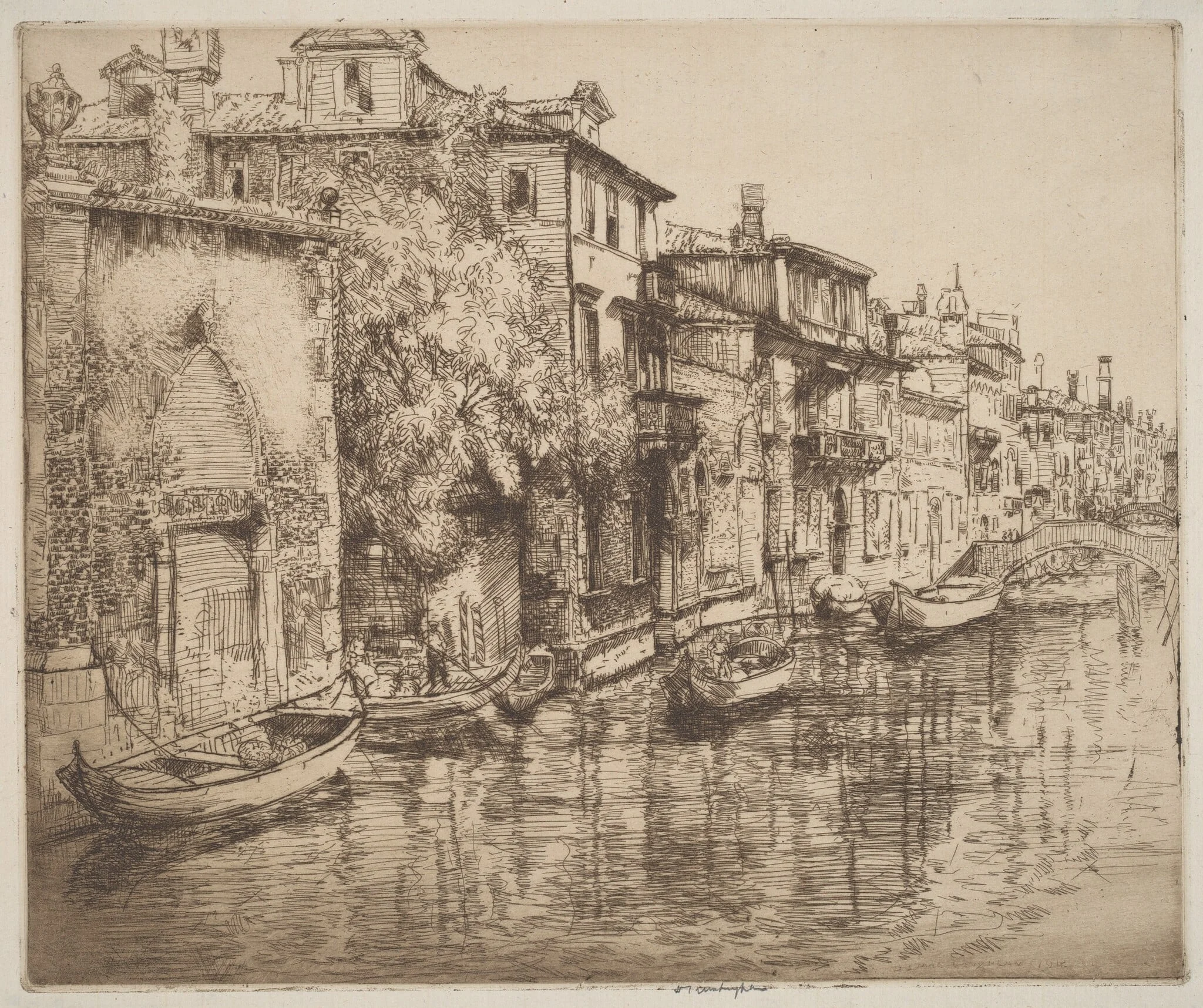 Venetian Noontide, detail