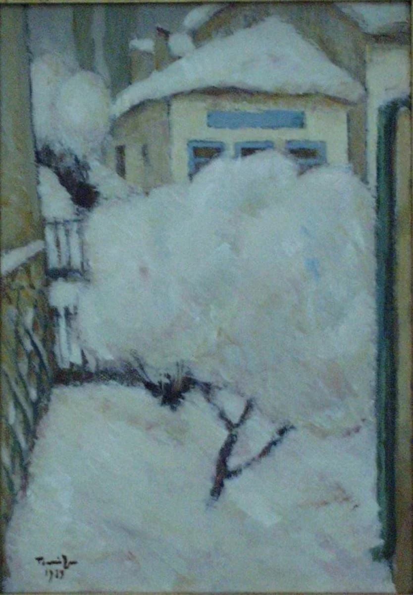 Iarna, detail