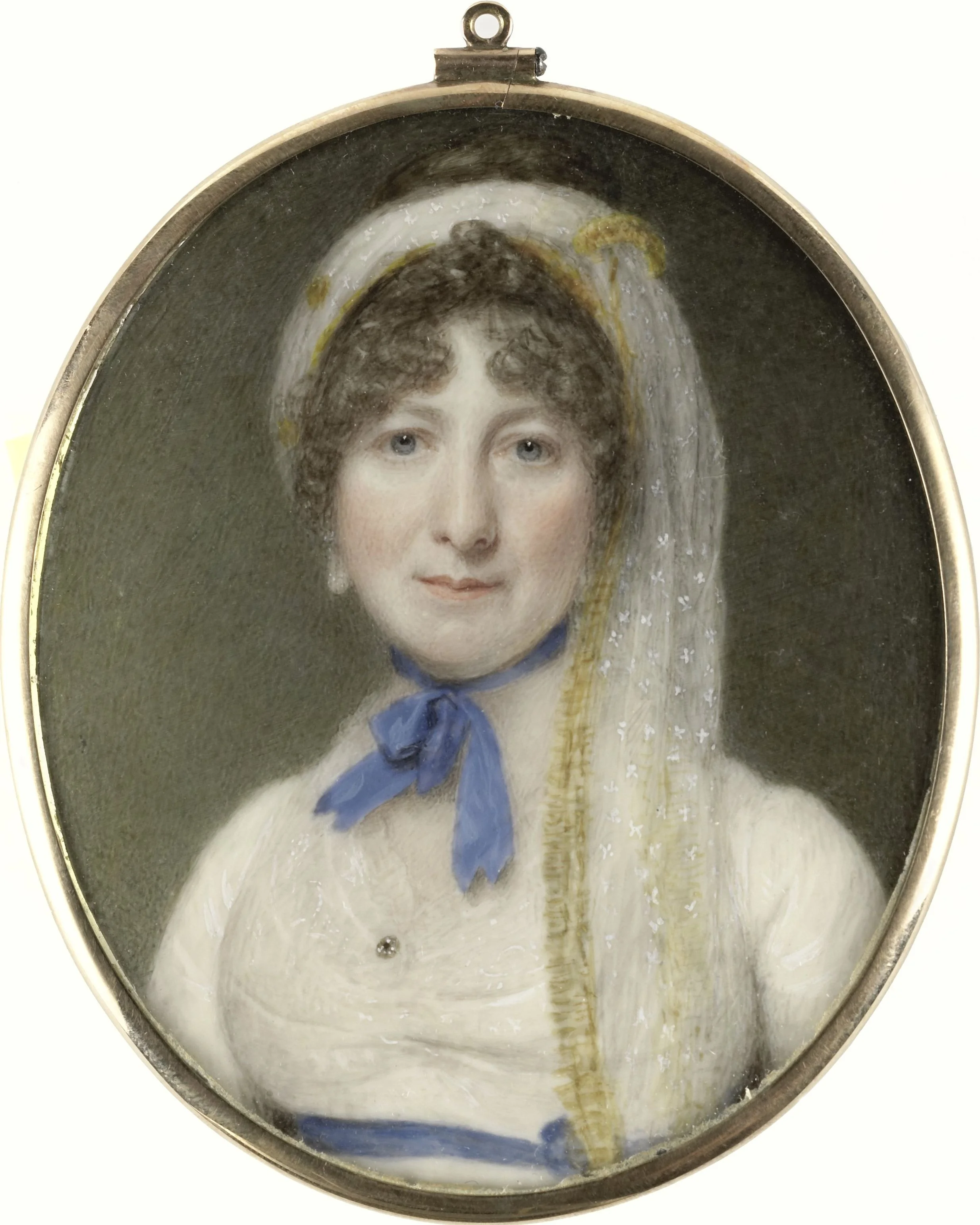 Portret van een vrouw, detail