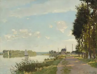 Argenteuil, by Claude Monet, oil, 1872