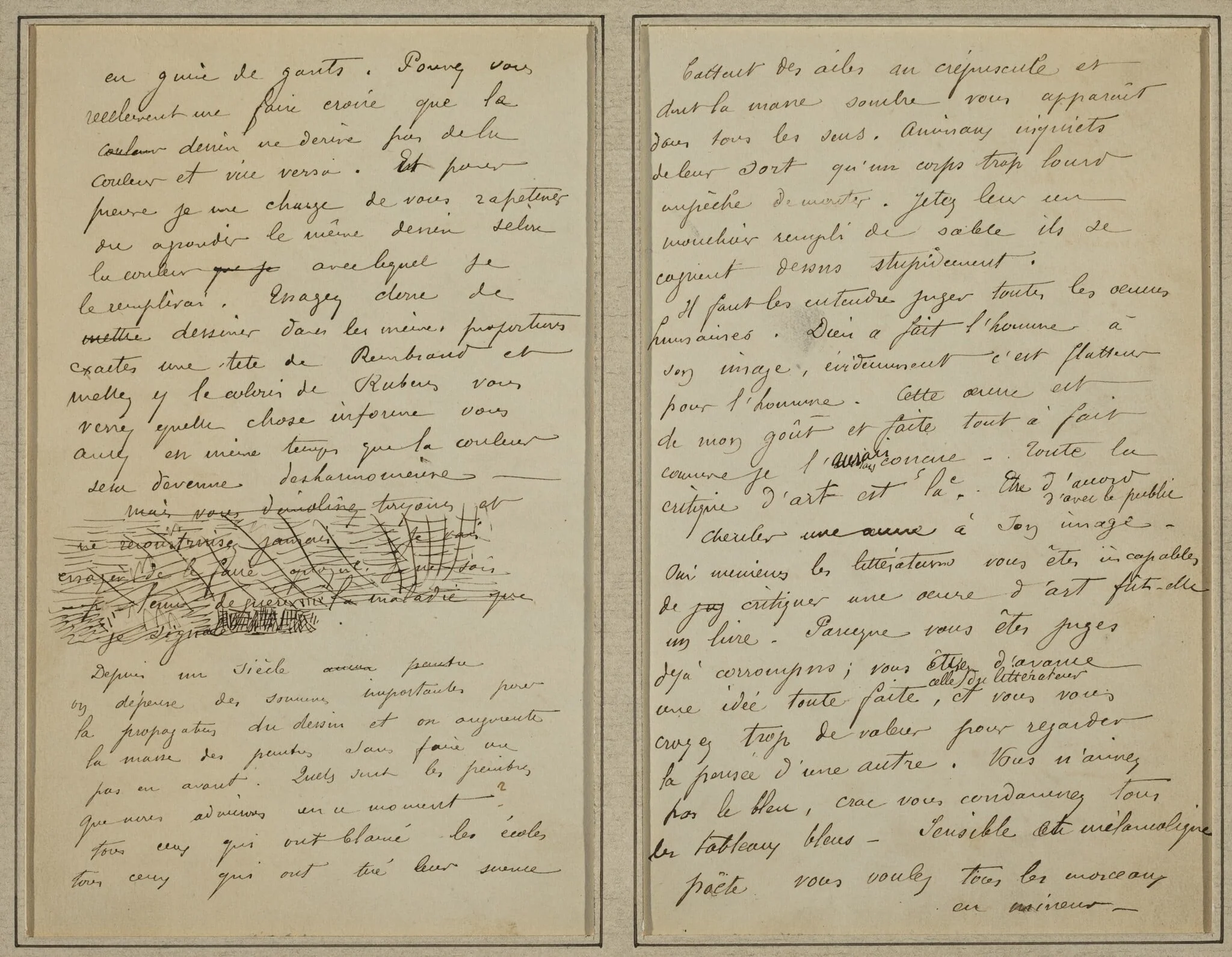Manuscript Pages [verso], detail