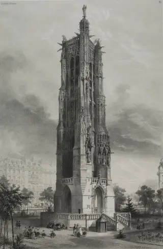 La Tour St. Jacques, by Victor Coindre, 1860