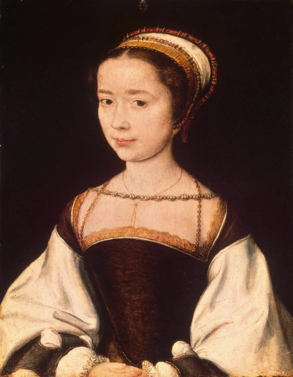 Portrait of a Woman, detail