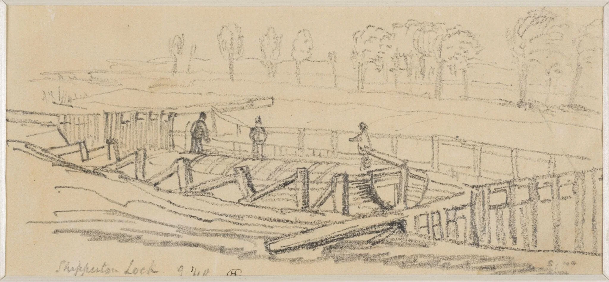 Shepperton Lock, detail