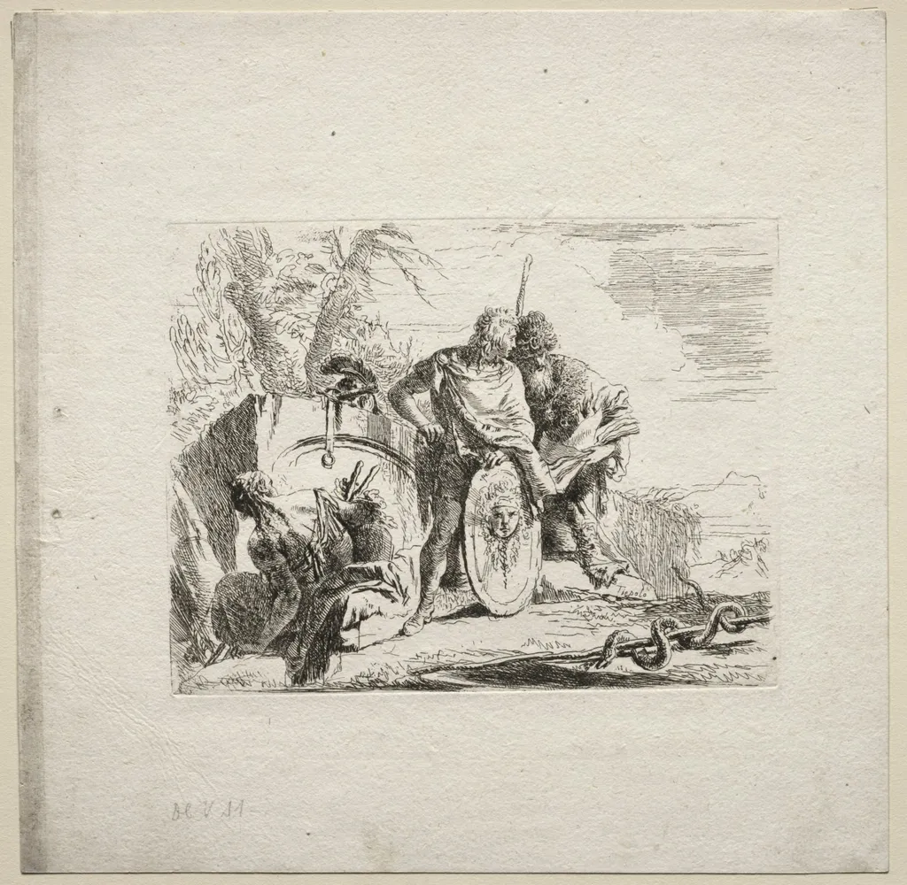 Various Caprices:  The Young Soldier and the Astrologer, by Giovanni Battista Tiepolo, 1742
