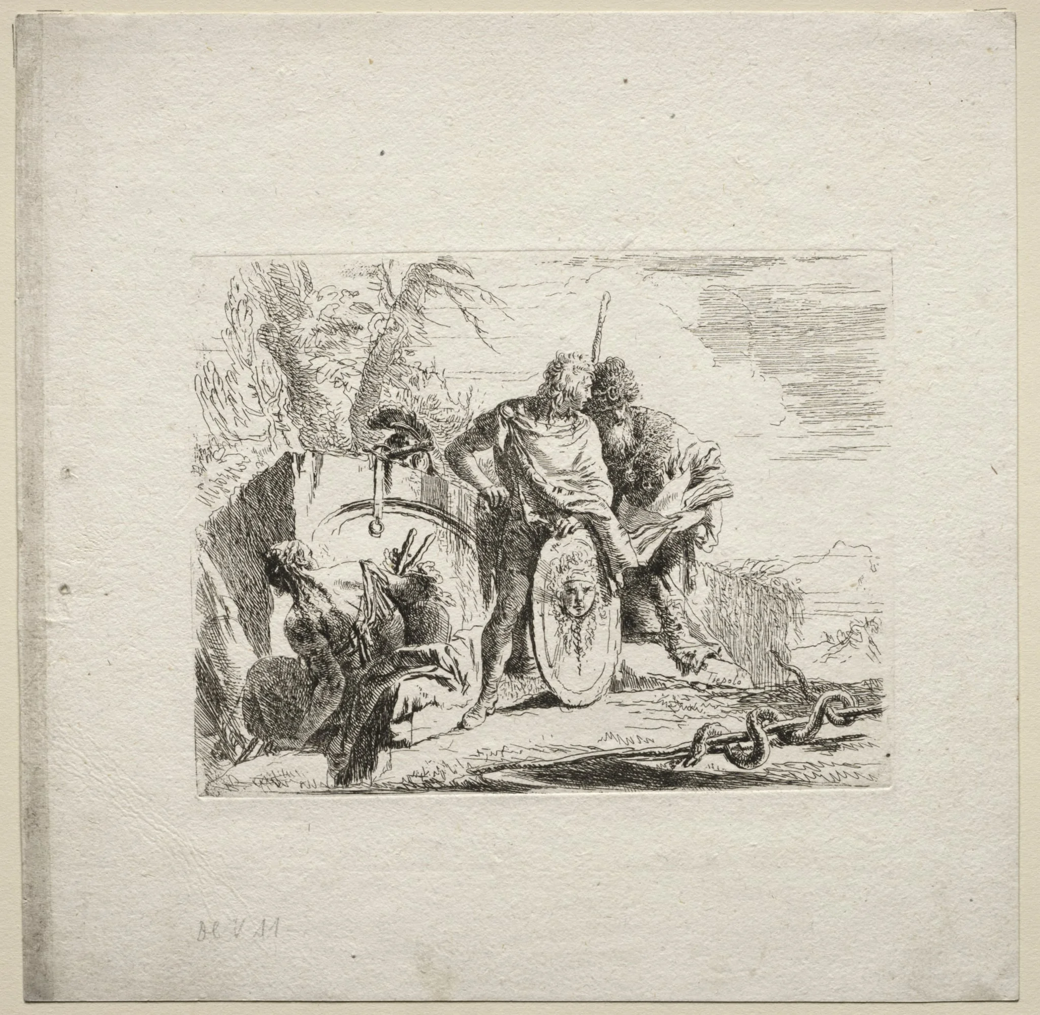 Various Caprices: The Young Soldier and the Astrologer, detail