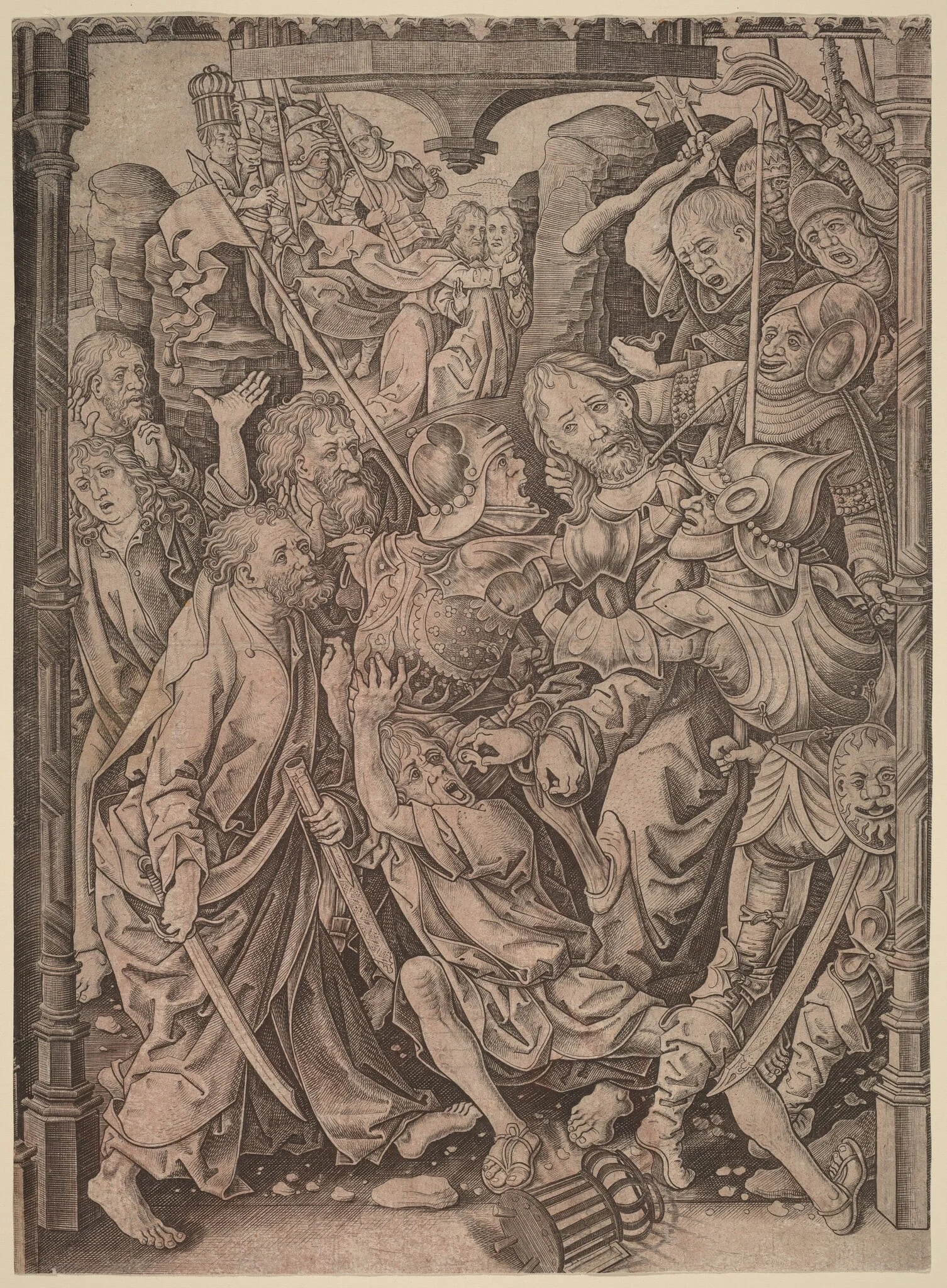 The Betrayal of Christ, detail